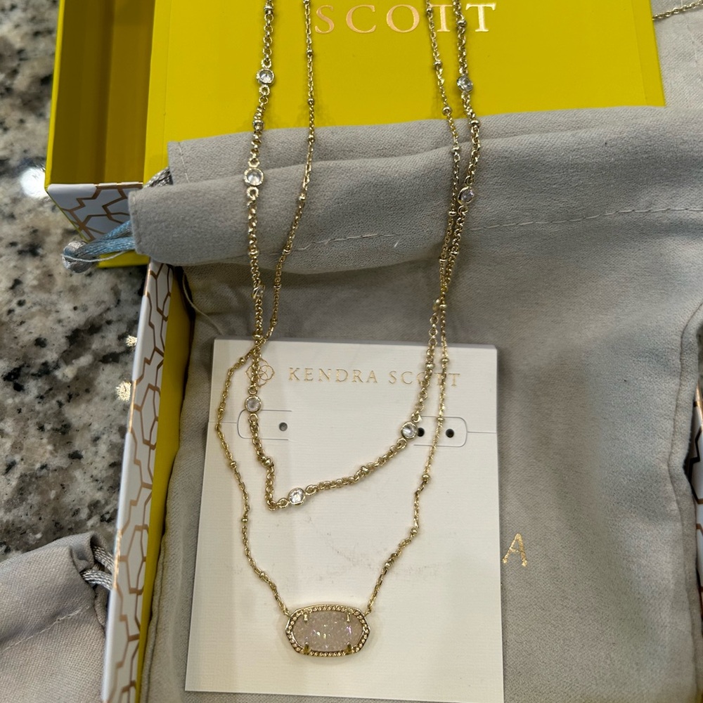Kendra Scott Elisa iredescent Necklace